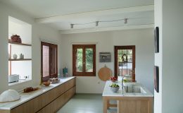 conveniently flows to two  outdoor dining areas.